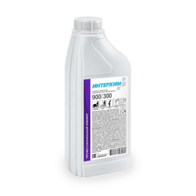 ИНТЕРХИМ 900/300, усиленное низкопенное  средство очистки и обезжиривания